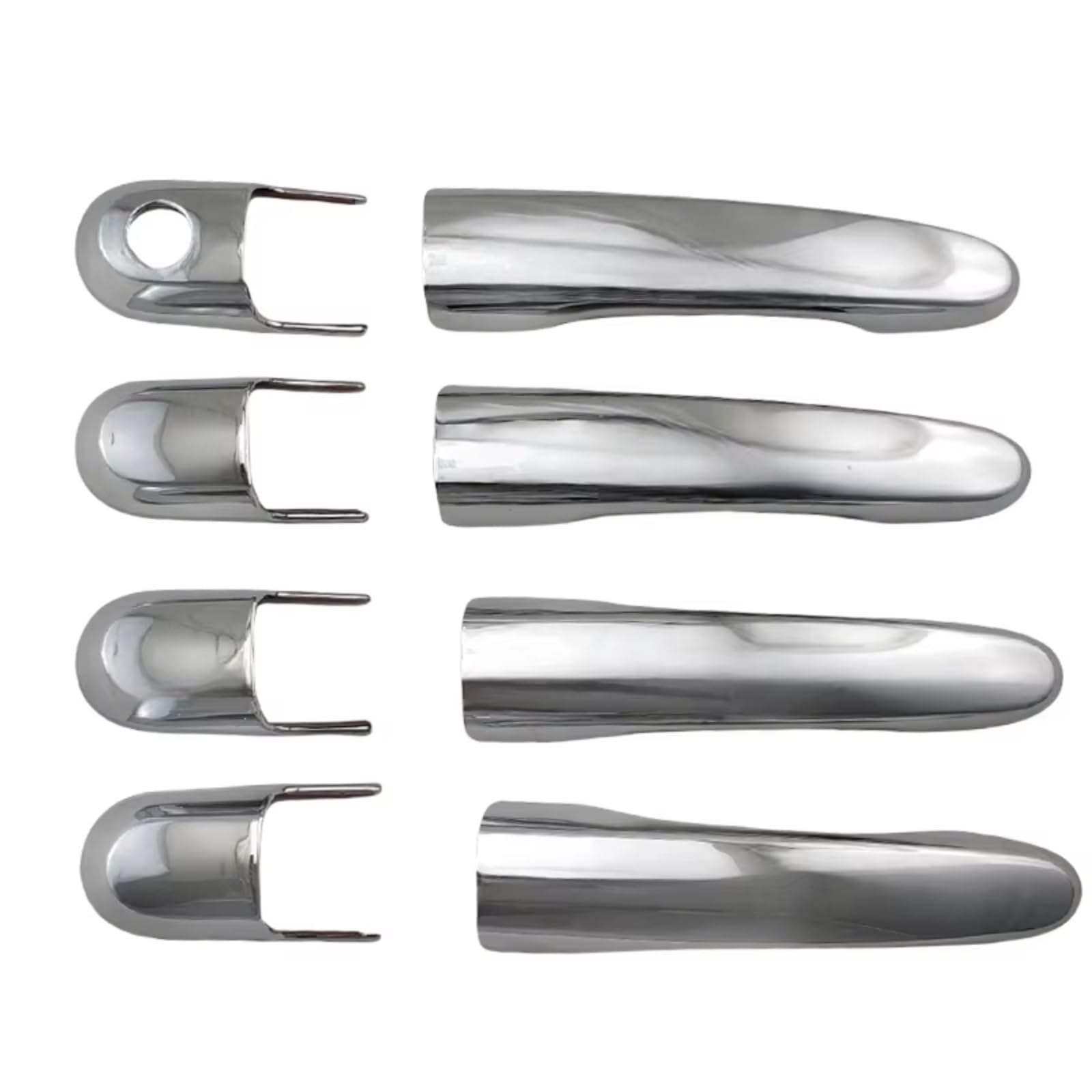 Jjrfvbgt One Color Door Handle Trim Compatible With Hyundai For Tucson 2008 2009 2010 2011 2012 2013 Abs Trim Chrome Accessories Car Exterior Door Handle Cover