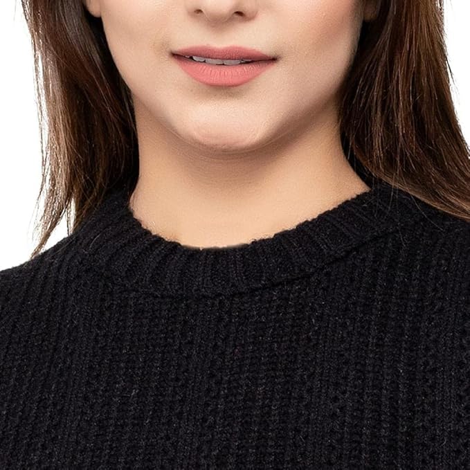 Image of Jai Geeta Hosiery Mills Launches Designer and Knitted Pullover Women Sweater These can be paired with Jeans and Legging in Winter Season Trendy Fashionable Solid