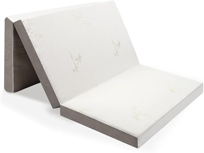 Milliard Folding Guest Mattress, 10 cm Thick Adult Folding Mattress