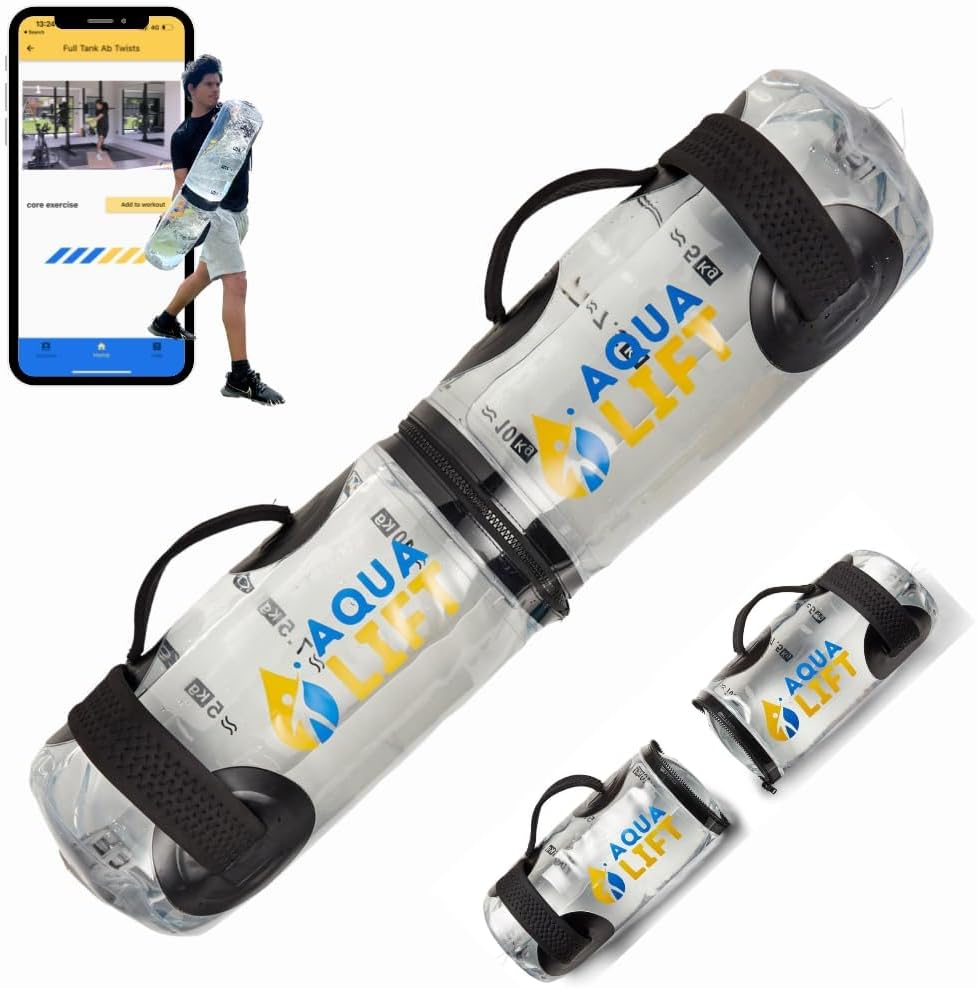 exercise training kit - Water filled weight - Portable, Adjustable, Ultimate workout device, Sandbag alternative