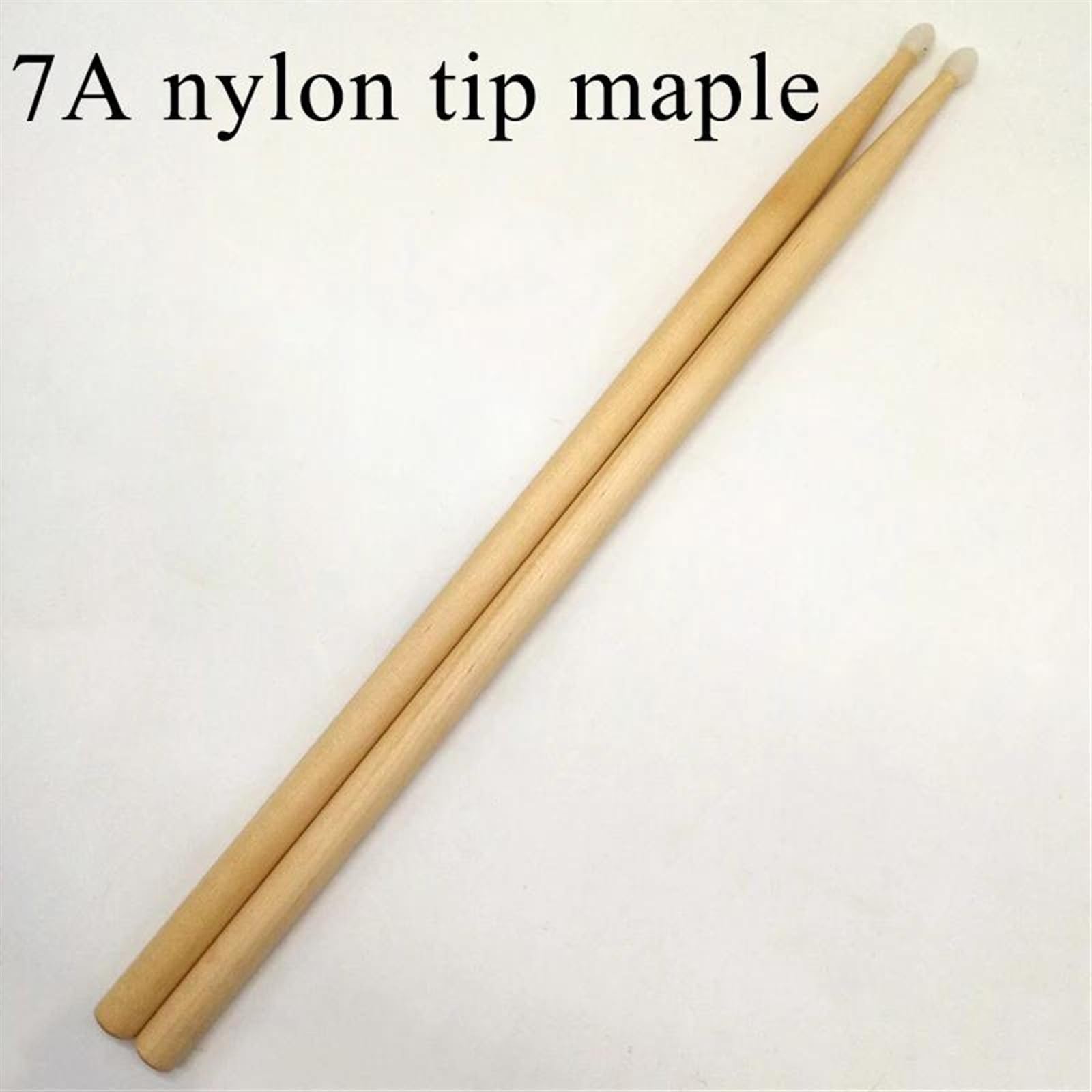 6 Paar 7A Drumsticks Mit Nylonspitze, Ahornholz-Drumsticks, Mattes Finish, Drumsticks Aus Holz Schlagzeug Sticks Set
