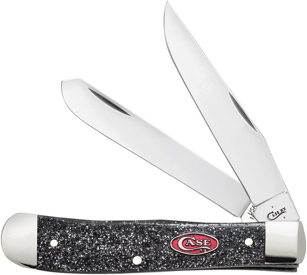 Case Silver Stardust Kirinite Trapper Knife