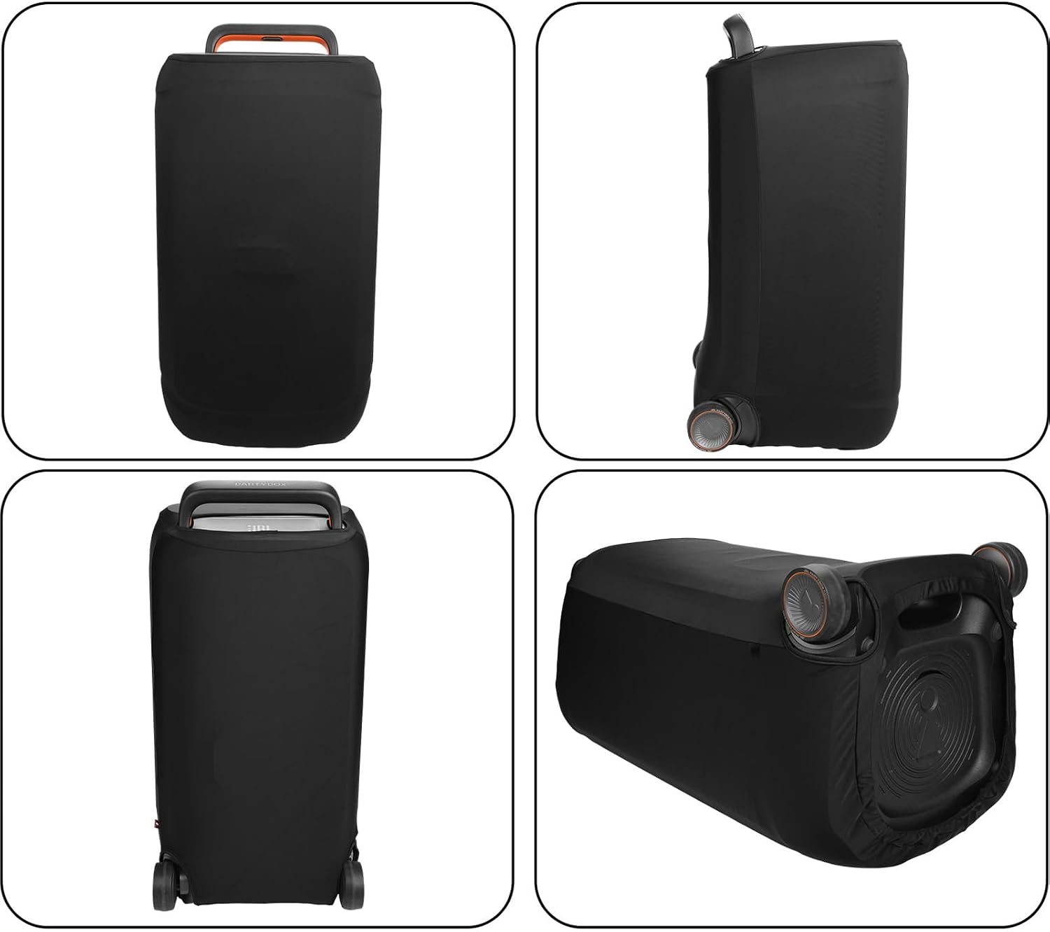 Dust Cover Protective Case Lycra Dustproof Sleeve Accessories for JBL PartyBox 520 - Portable Battery-Powered Party Speaker,Fits snugly to Protect The PartyBox 520 Speaker,Black