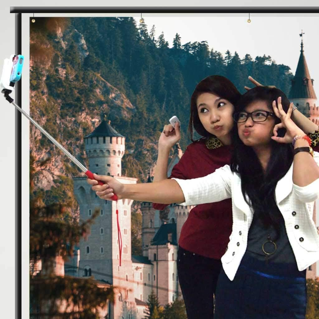 VictoryStore Photo Backdrop: Castle Backdrop 52"x52" Vinyl Banner