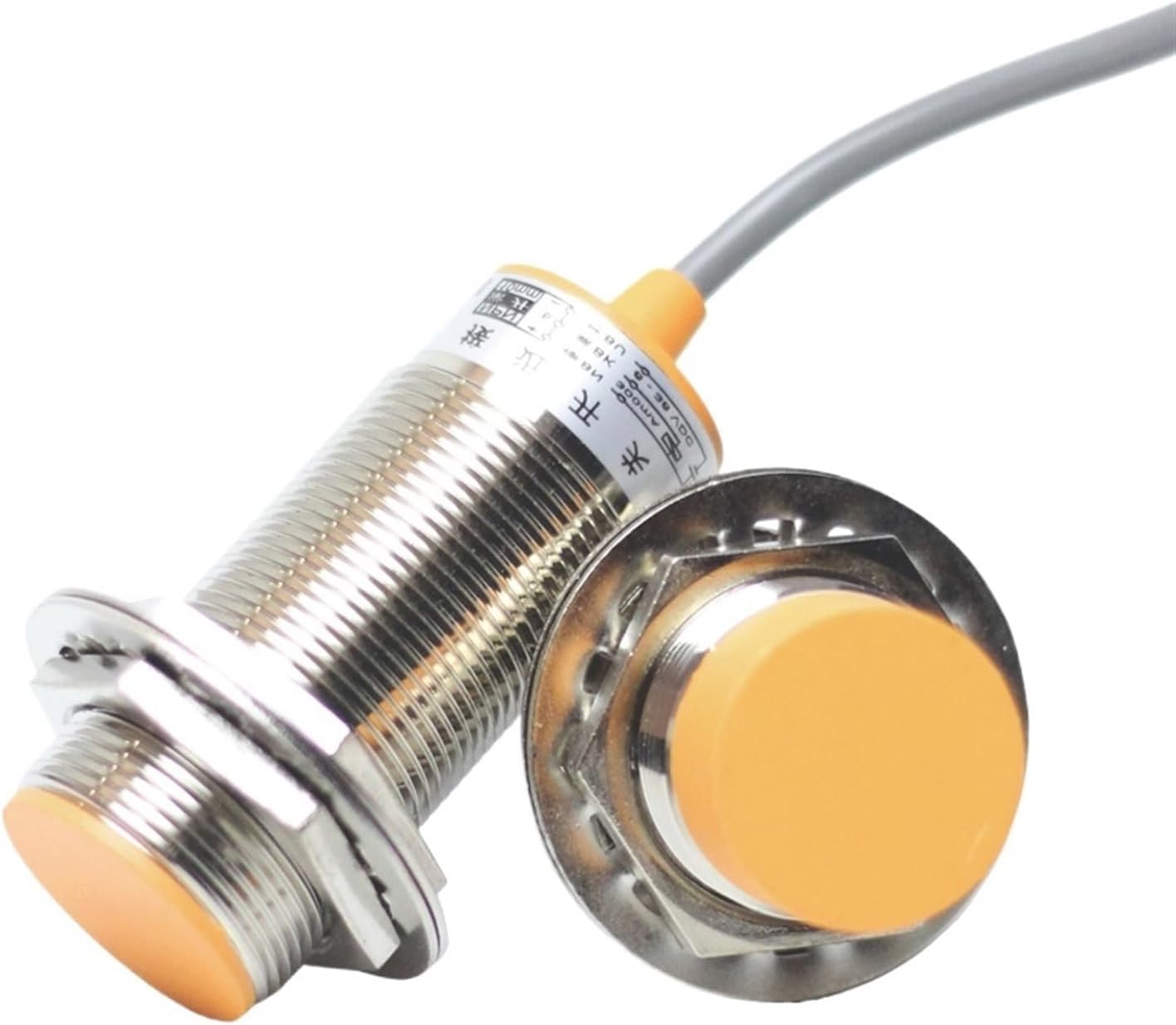 M30 Inductive NPN PNP Proximity Sensor Switch DC10-30V 2/3/4-wire NO NC (Color : LJ30A3-15, Size : Z-by PNP NO 3wire)