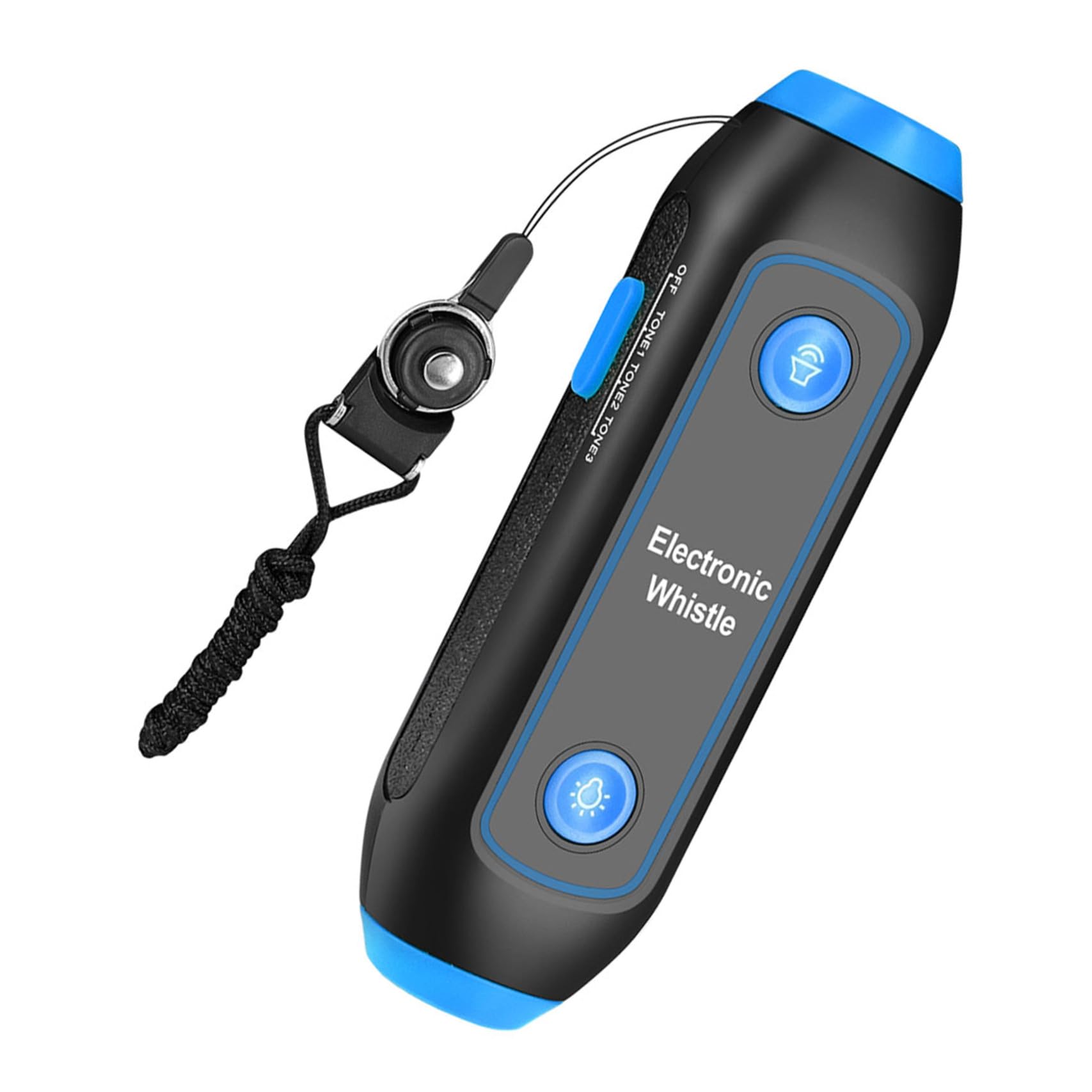 ABOOFAN Sifflet Électronique pour Entraîneurs avec Volume Élevé et Lumière LED, Matériau Abs, Multifonction pour Compétitions Sportives et Arbitres, avec Cordon de Sécurité