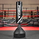 FORZA 6ft Freestanding Punch Bag | Durable Microfibre Leather with Numbered...