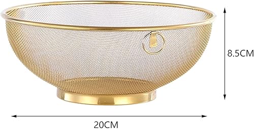 Miniatura 6 de KLKCMS Colador de lavado de arroz Cesta de lavado de arroz Frutas Verduras Cuenco de lavado de arroz con base lavado con mango Colador de cocina