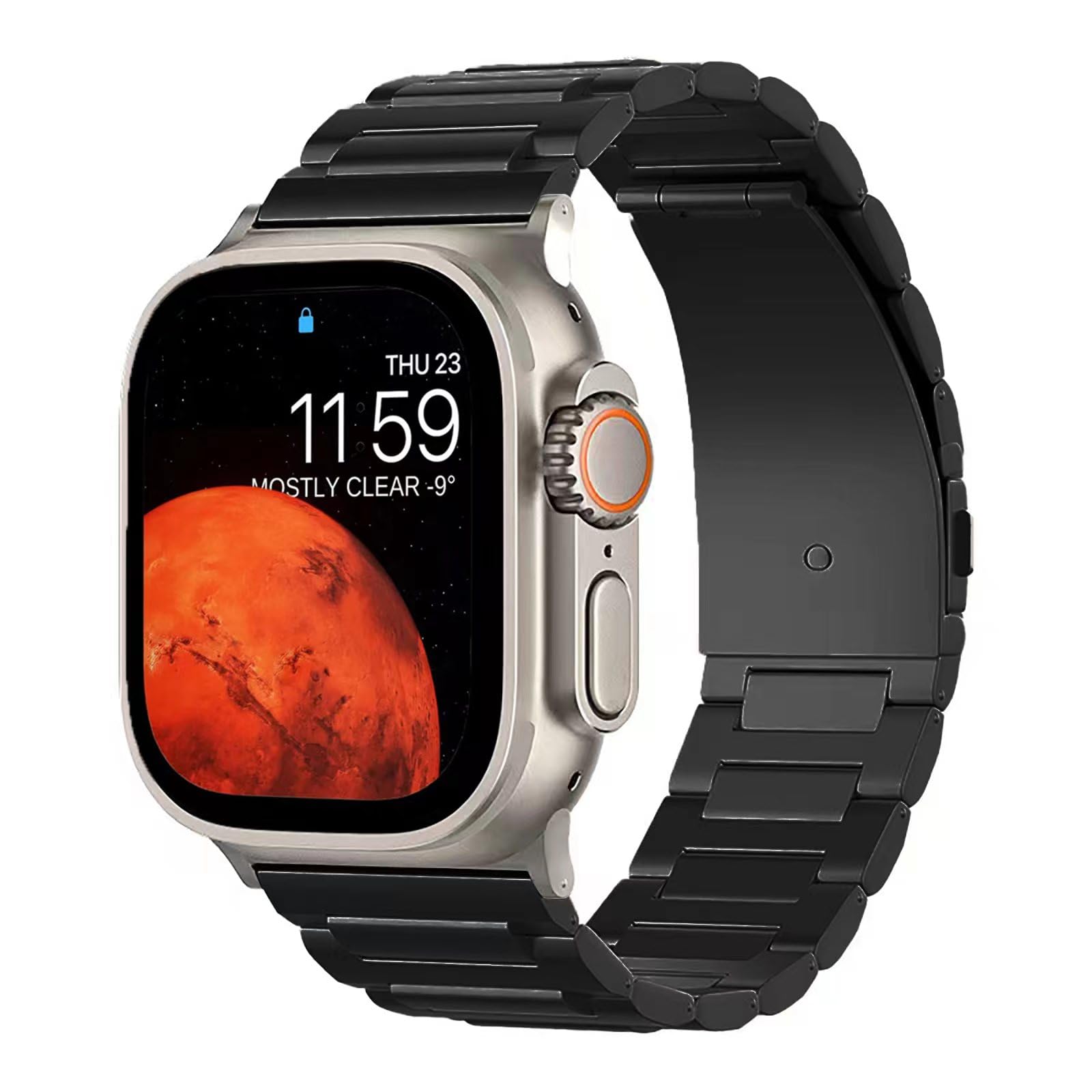 synsing Ultra 2 Titanium Band Compatible with Apple Watch Series 10 46mm Ultra 2 &49mm Metal Band (26mm Width)