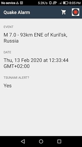 Quake Alarm
