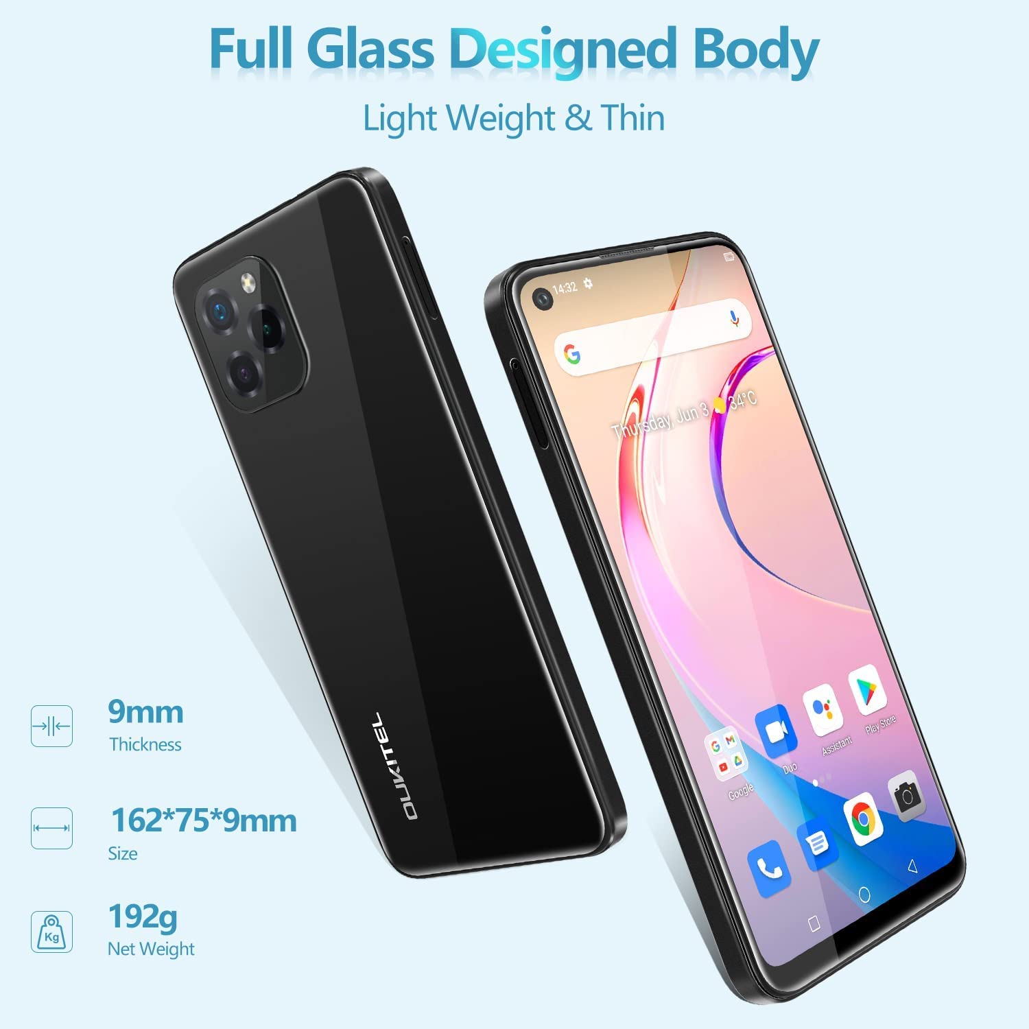 OUKITEL C21 Pro Unlocked Cell Phone, 6.4