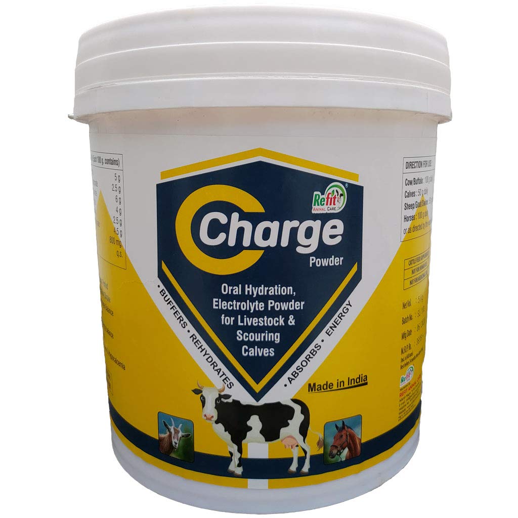 REFIT ANIMAL CARE Electrolytes Powder for Cow, Cattle, Goat & Animals