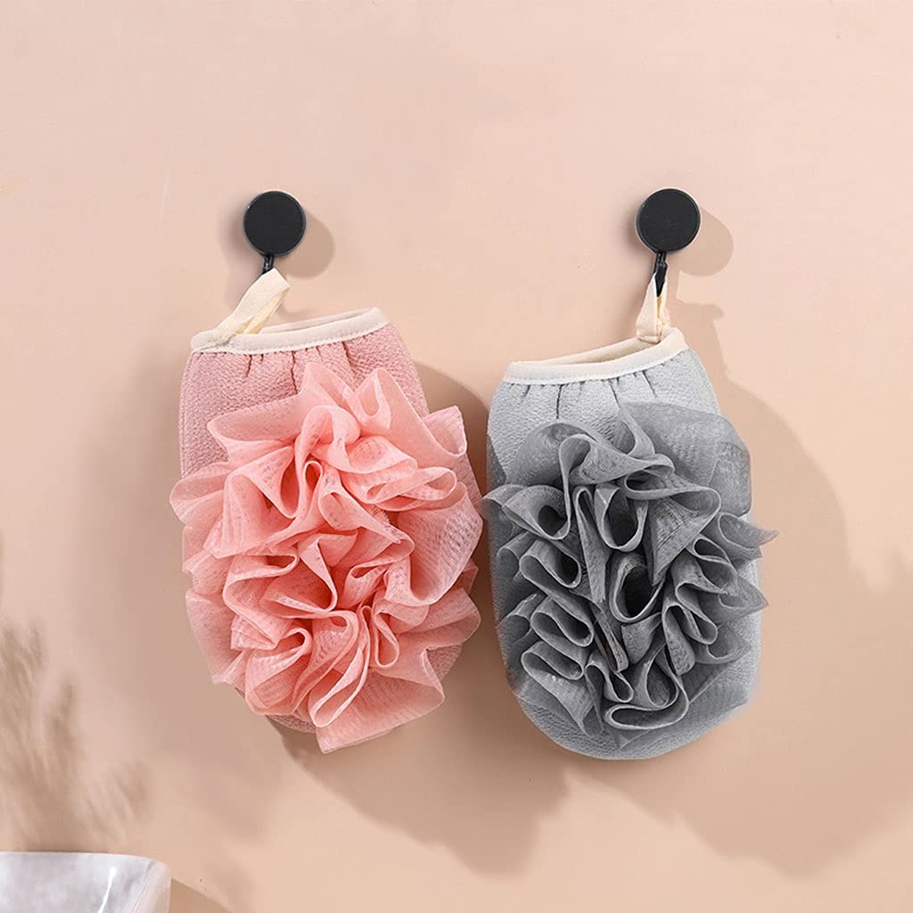 Ręcznik Złuszczający Złuszczające Gąbki Do Kąpieli Rękawiczki Złuszczające Rękawiczki Loofah Gąbka Pod Prysznic Peeling do Ciała Gąbka Pod Prysznic (2 paczki) Rękawiczki Złuszczające (Kolor