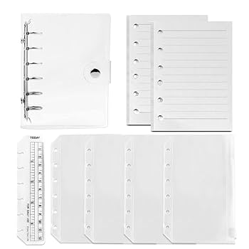 Amazon.com : DY.2ten Refillable A7 Notebook Set with Cover