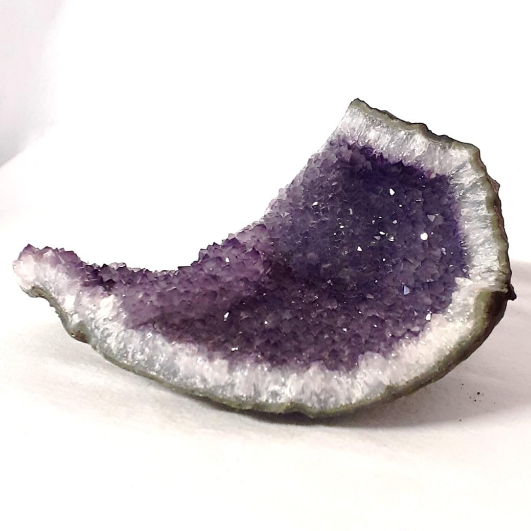 Natürlicher Amethyst | Amethyst Stein Drusenstück | Amethyst Edelstein natur (L-999)