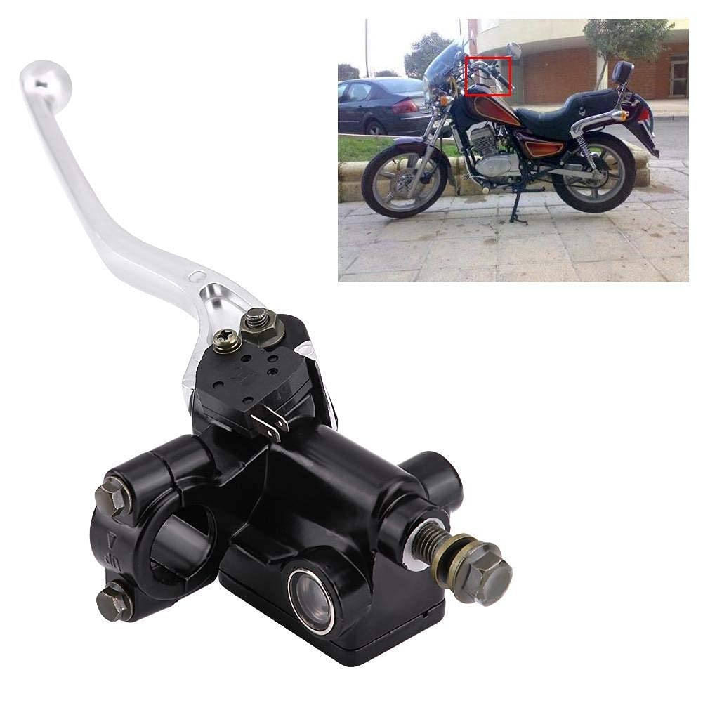 Terisass Maneta de la Motocicleta Embrague Freno, Bomba de palanca de Freno de Motocicleta 7/8" 22 mm Aleación de aluminio Freno delantero Derecho Cilindro Maestro Principal