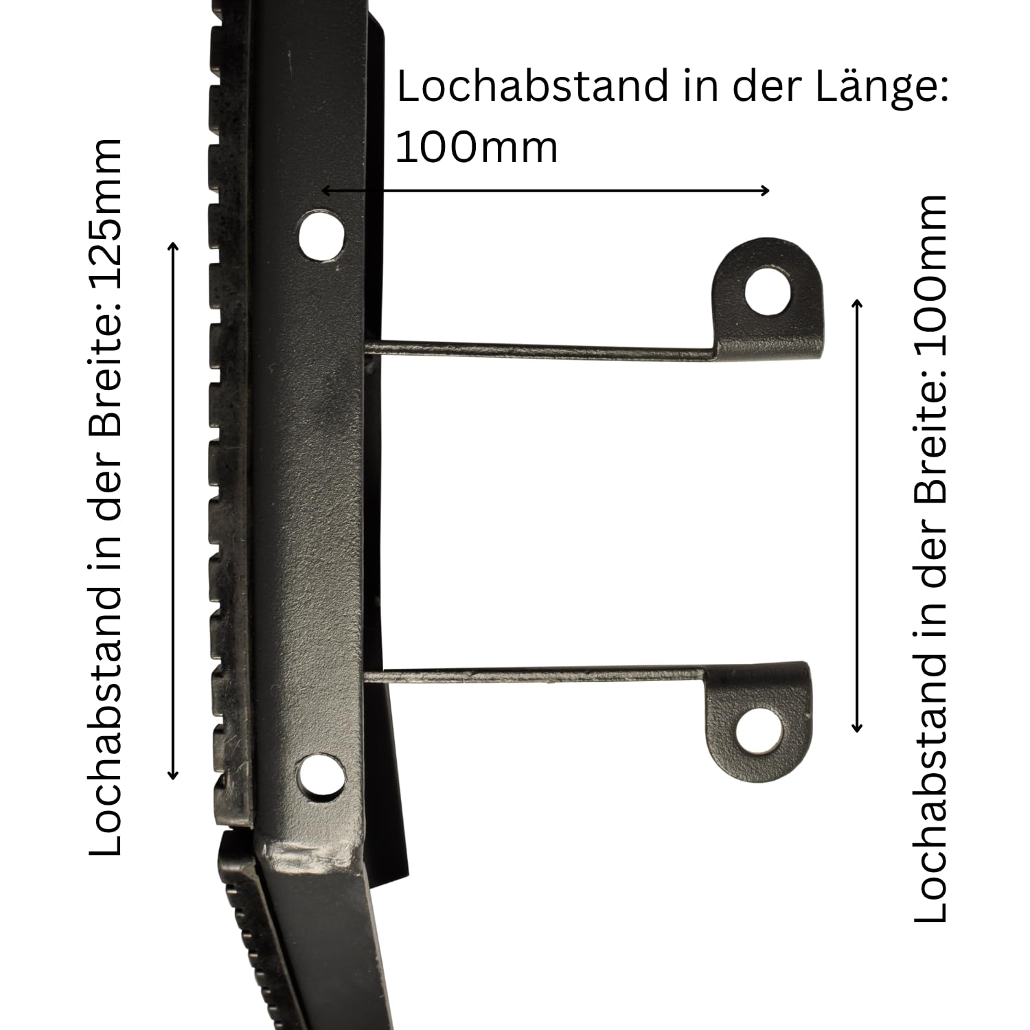 Radklemme für Motorrad Radhalter Motorradhebebühne Gummi mit Verstellbarer Kurbel bis Öffnungsweite 170 mm Motorradständer Hebeühne passend für alle gängigen Vorderräder & viele Hinterräder