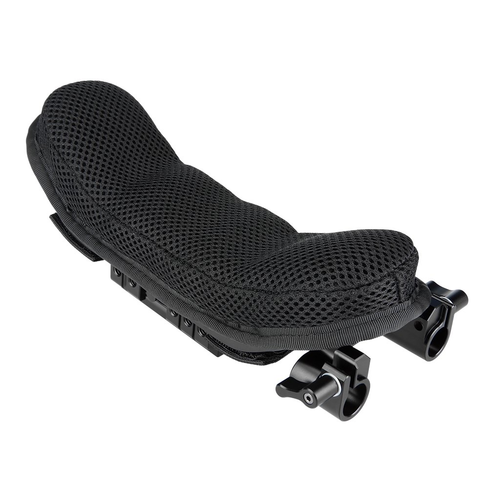 NICEYRIG Épaulière 15 mm avec Dégagement Rapide Plaque de Base 15 mm Rod Clamp pour Vidéo Caméscope Caméra DV/DC Système de Support DSLR Rig
