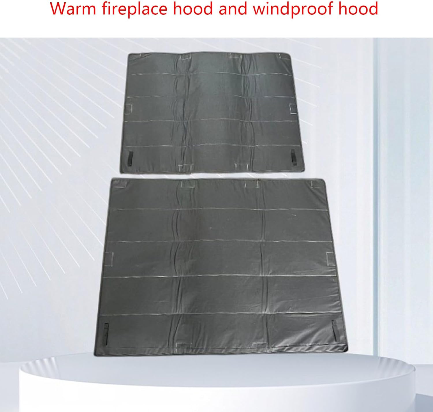 Fireplace Covers, Fireplaces Blanket-Fireplaces Draft Stoppers for Save Energy-Fireplaces Stops Overnight Heat Loss