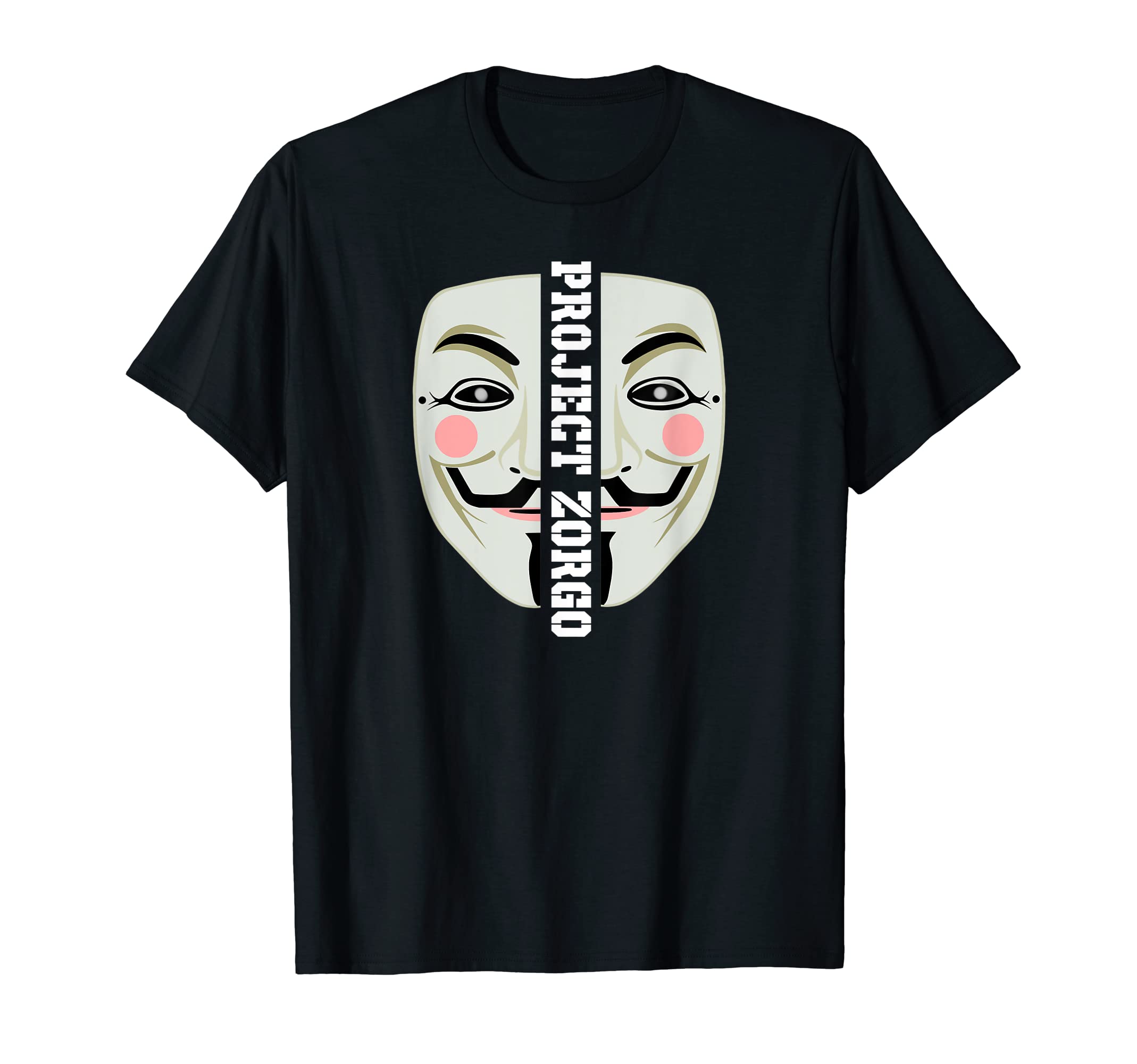 Project Zorgo Anonymous Mask Hacker T-Shirt