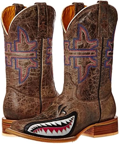 Tin Haul Shoes Women's Man Eater, Brown Crackle, 8 | Image 5