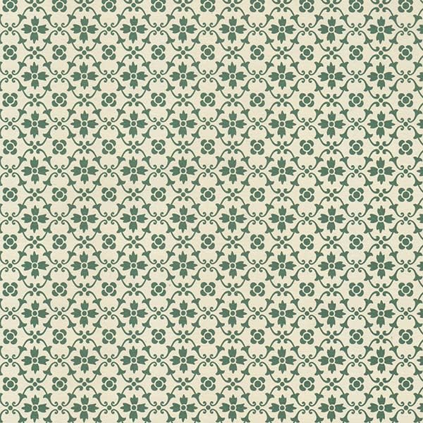 Carta Varese Florentine Paper- Florettes and Vines in Green 19x27" Sheet