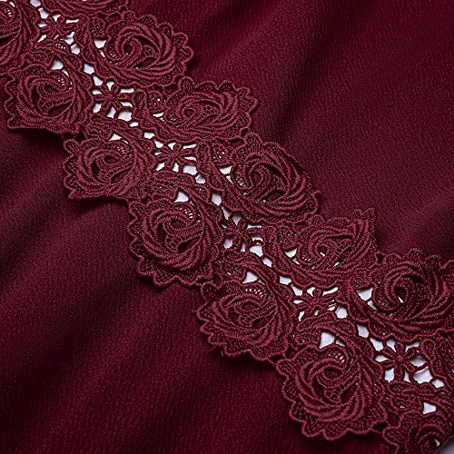Image of HOMEYEE Women's Cocktail A-Line Embroidery Casual Party Summer Wedding Guest Dress A079