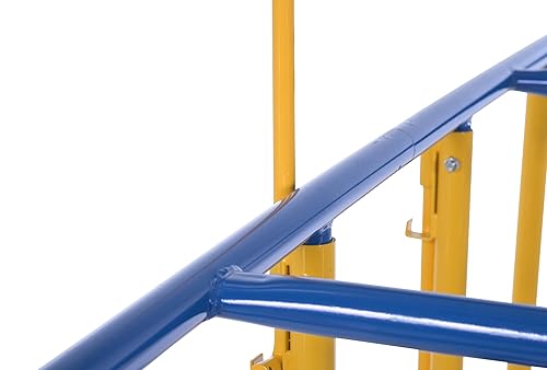 Miniatura 9 de Vestil PANEL-H Carro de panel horizontal, capacidad de carga de 2,000 libras, ancho total x largo x alto (in.) 32-116 x 63-12 x 51-38,