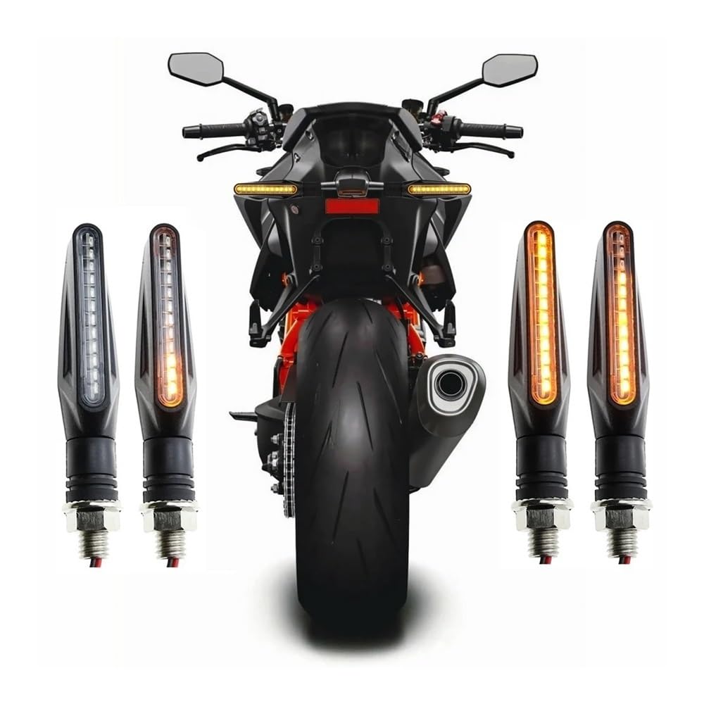 Luces Intermitentes para motocicleta, intermitentes fluidos para