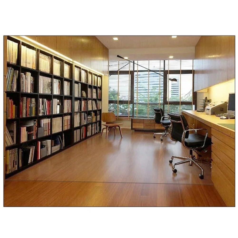 Rygcrud per Uso Intensivo Spessore 2 mm Tappetino Protettivo per Pavimenti in Moquette - Rettangolare Trasparente Impermeabile Copritavolo per Casa/Ufficio Sedia Pavimento in Parquet(80x120cm)