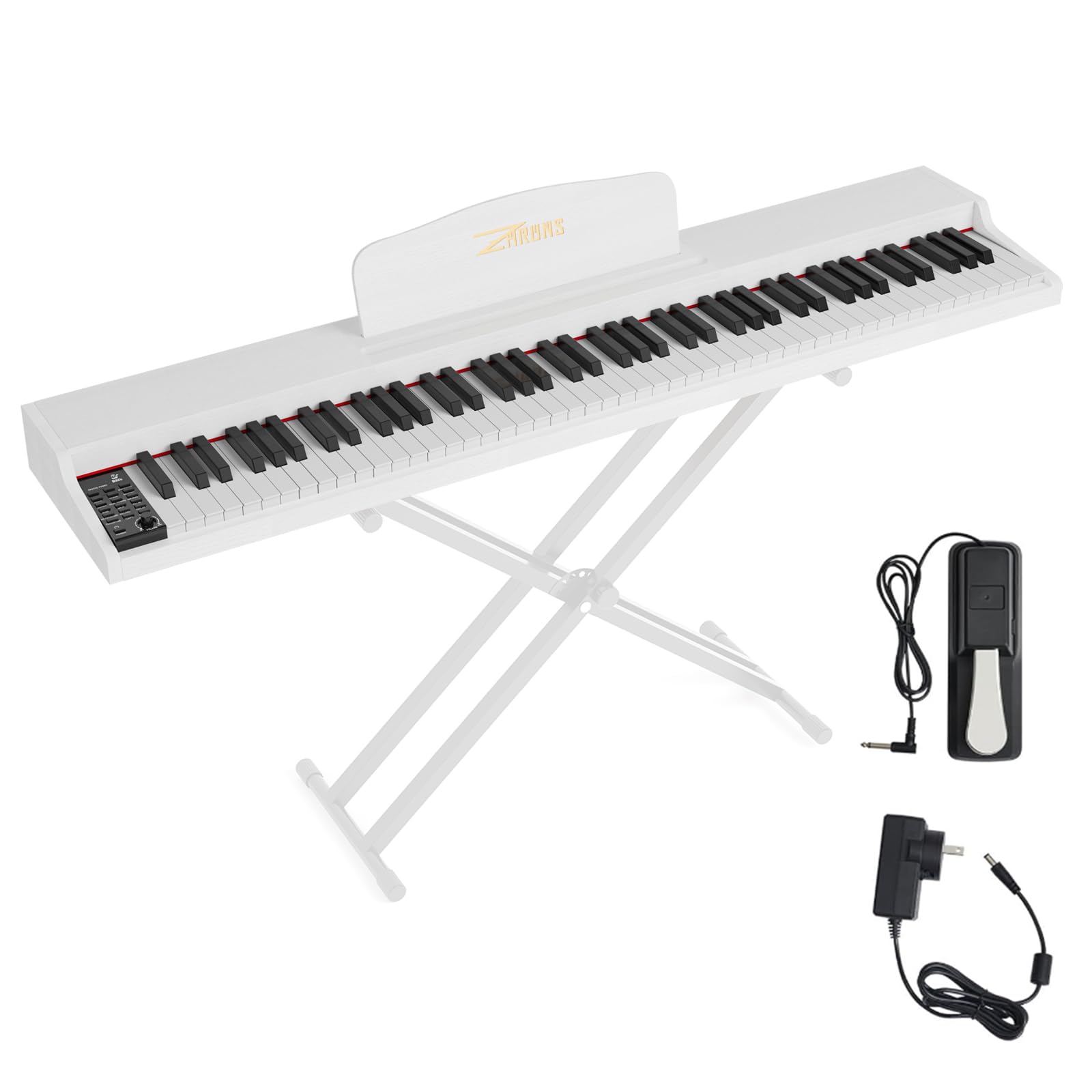Amazon.com: ZHRUNS Digital Piano 88 Key Weighted, Full Size