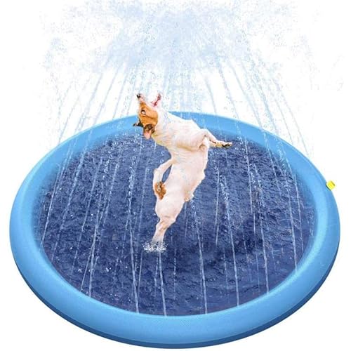 Piscina per Cani Pet Sprinkler Pad Play Guarda il