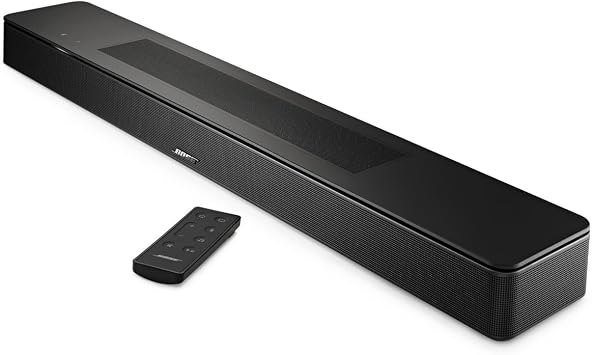 Bose Smart Soundbar 600 Dolby Atmos Home Theater Soundbar with Bass Module 500 Subwoofer Bundle with Turnstile Adjustable Wall Mount Brackets and Universal TV Soundbar Mount Holders