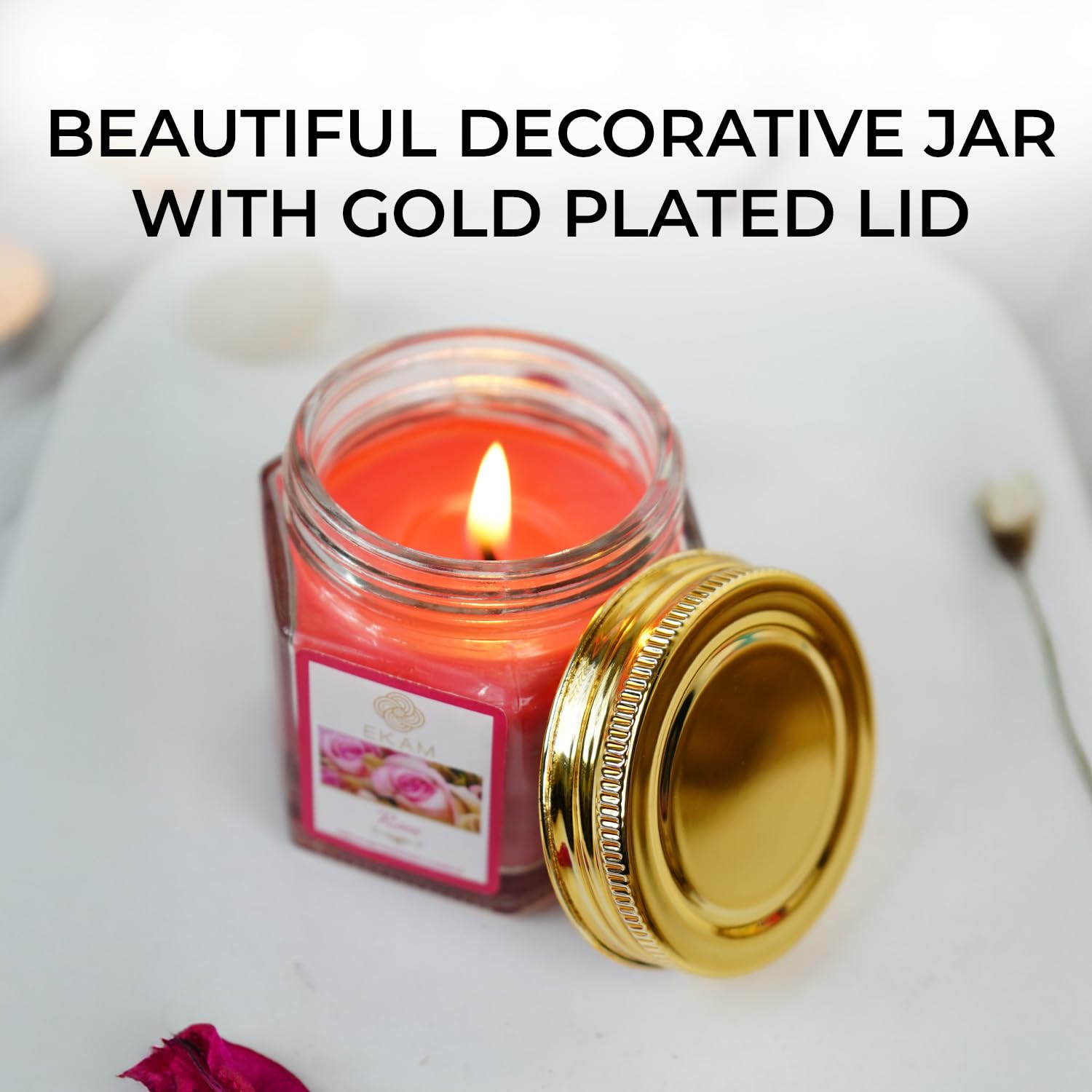 EKAM Candle Gift Set - 4 Fragrance Candles -4