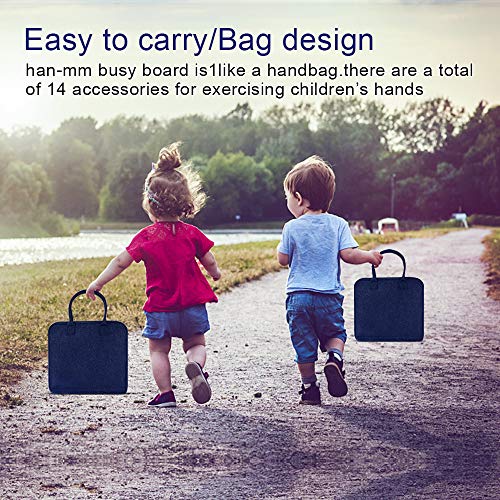 image for Electype Busy Board Montessori Basic Skills Activity Toys for Toddlers