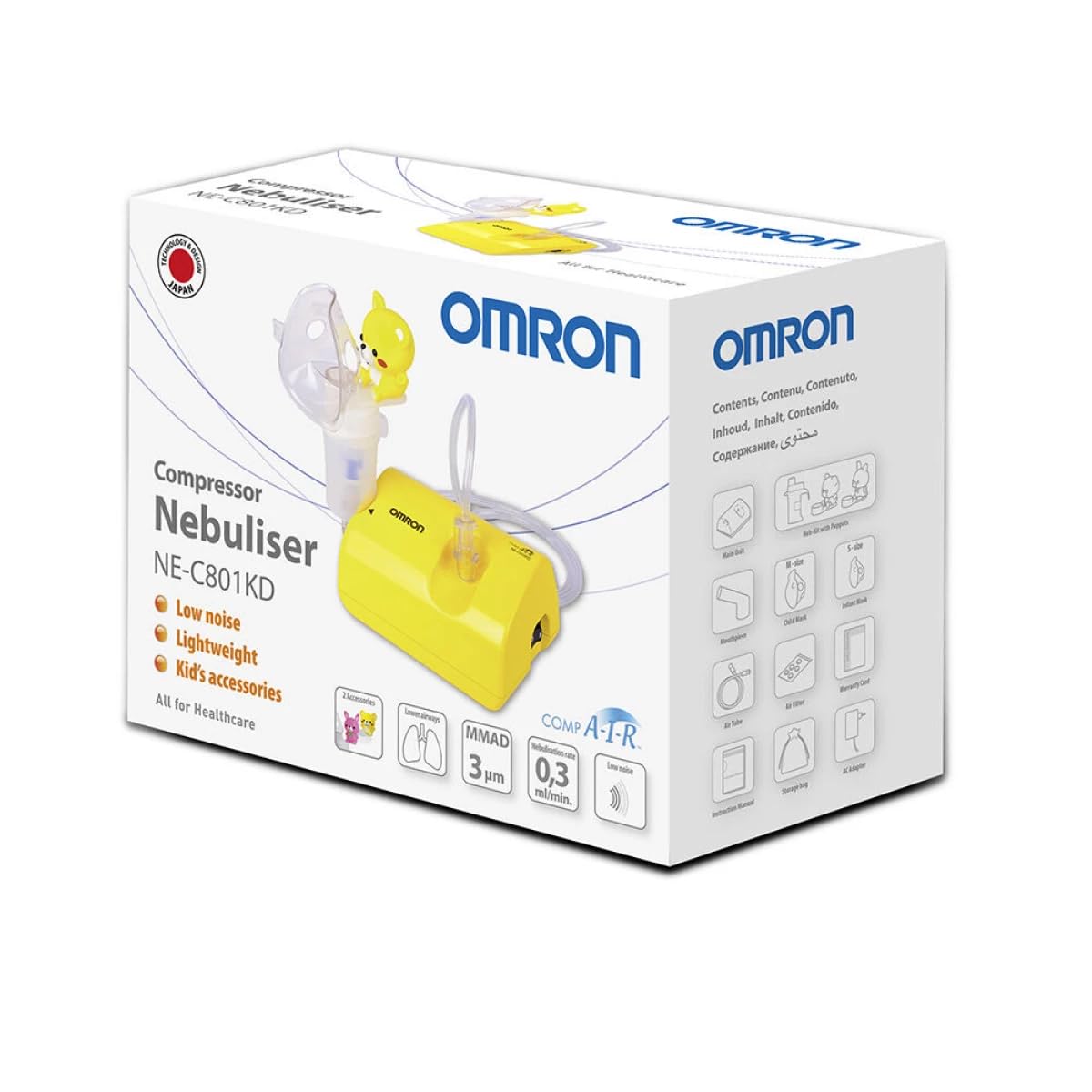 OMRON Nebulizator NE-C801KD dla dzieci NE-C801S-KDE(V)