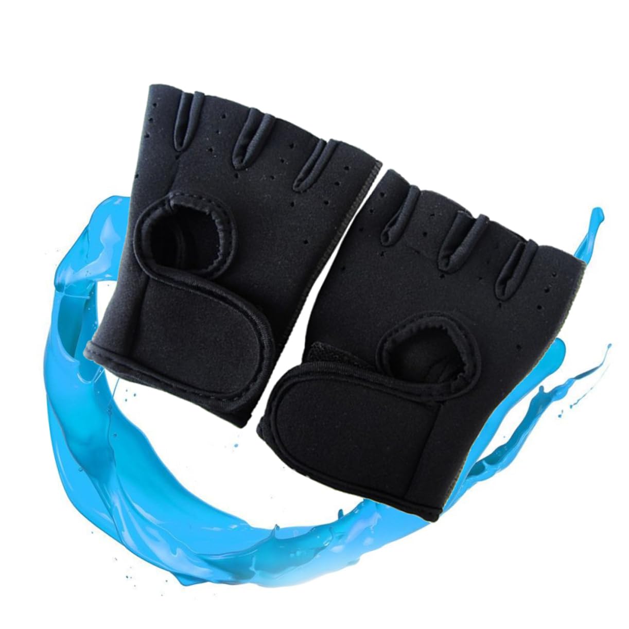 Yardwe Half Finger Cycling Gloves Antiskid Breathable Sports Gloves for Weight Lifting Gym and Outdoor Fitness XL Black for Cycling and Training