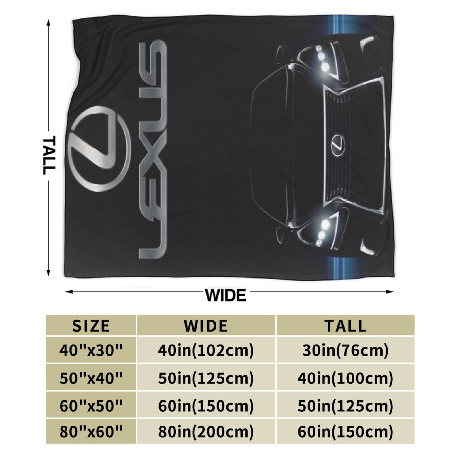 Amazon｜写真 レクサス (2) フランネル毛布 シングル ブランケット