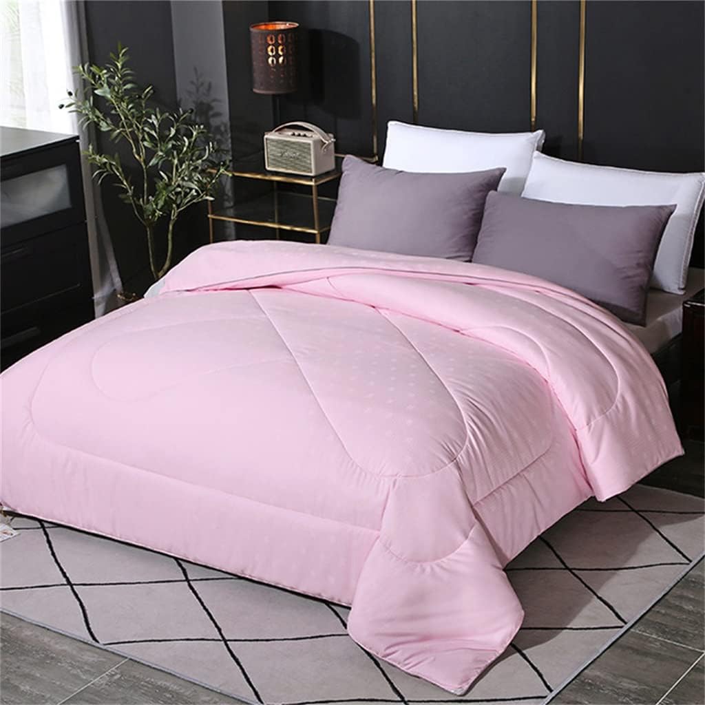 Handmade Summer Cotton Quilt Hotel Blanket Sleep Silk Comforter 7.9 x 9.1 inches (200 x 230 cm) Bedspread Warm Duvet (Color: D, Size: 86.6 x 94.5 inches (220 x 240 cm), 8.9 lbs (4 kg), D 78.5 x 90.6