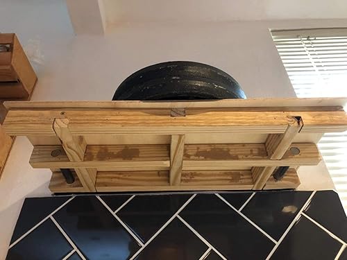 Miniatura 6 de Soportes flotantes de acero sólido de 6.25 pulgadas, paquete de 2 soportes ocultos resistentes para estantes ciegos con accesorios para estantes de