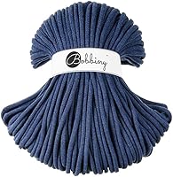 Vista 22 de Bobbiny - Cordón trenzado jumbo de 9 mm para macramé (color rojo vino), 108 yardas/330 pies