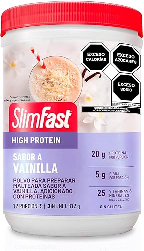 SlimFast Advanced Immunity - Mezcla de batidos de reemplazo de comidas con alto contenido de proteínas remolino de crema naranja polvo de pérdida de