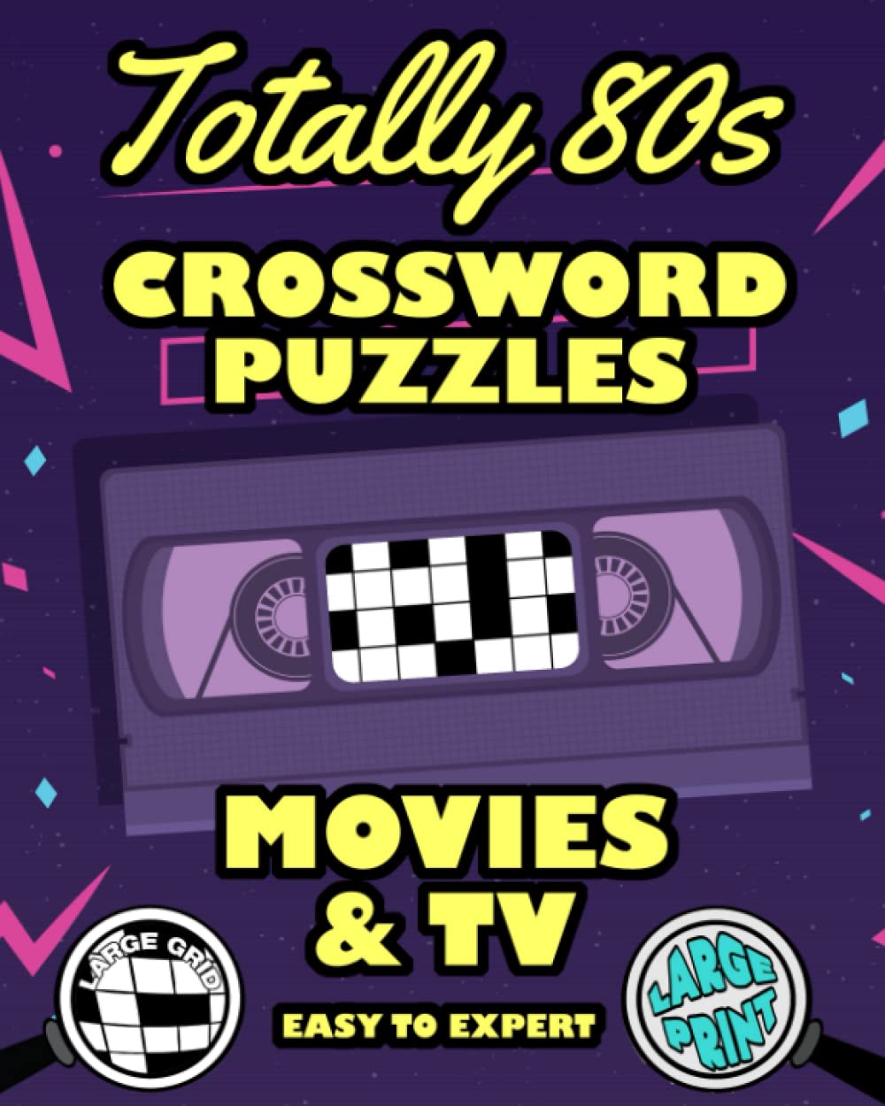 Totally 80s Crossword Puzzles Movies & TV: Easy to Expert Large Grid Large  Print by Brewer, Danny - Amazon.ae