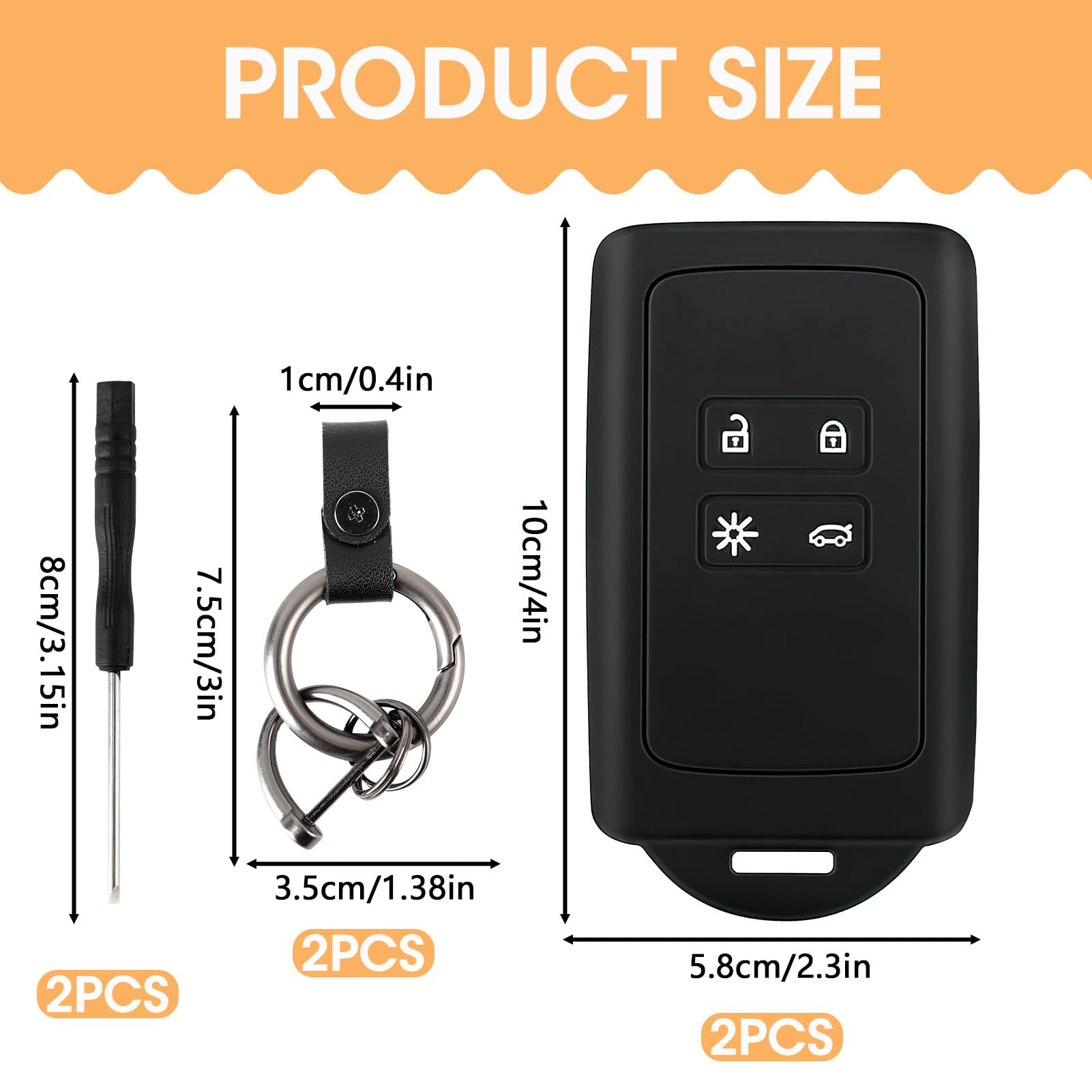 Leren autosleutelhoes beschermhoes sleutelhangerhouder voor Dacia Duster Sandero Stepway Renault Scenic Kadjar Captur Talisman Koleos kopen vanaf een prijs van 4.22