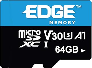 EDGE PE256692 64GB Edge MicroSDXC V30 (Uhs-1 U3) Memory Card with Adapter