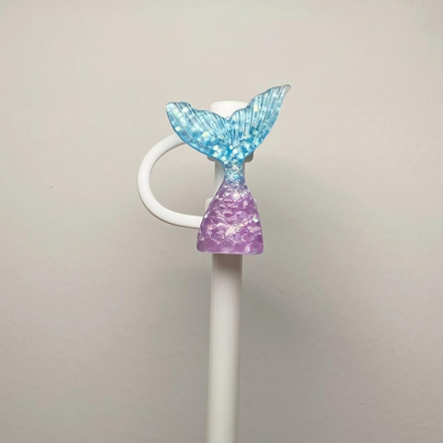 6PCS Straw Covers Cap Compatible with Stanley 30&40 Oz Cup, 10mm Mermaid Straw Toppper Tips Lids Protectors for Tumblers, Dust-Proof Drinking Straw Caps for Reusable Straws Tips Lids - Image 3