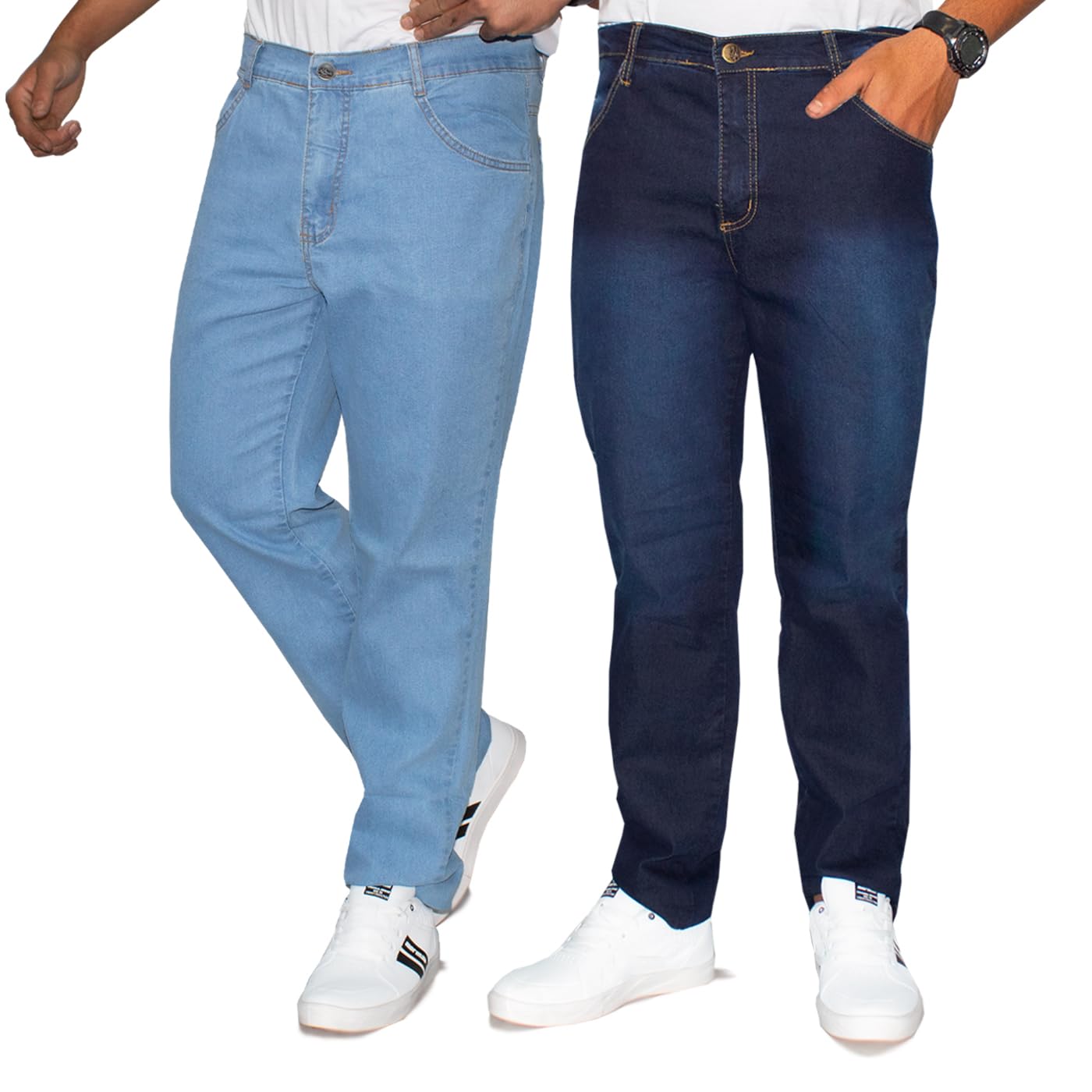 Kit 2 Calças Jeans Masculina Tradicional em promoção! Veja a oferta e mais achadinhos de Calças 3 Hoje é o melhor dia para comprar Kit 2 Calças Jeans Masculina Tradicional com aquele preço maroto! Promoção! Aproveite a oferta! 3
