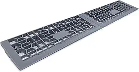 ROBLOCK Rampas de Cadeira de Rodas Destacáveis de 1 Polegada para Degraus de Entrada Em Casa, Rampas de Porta Modulares Portáteis para Portas E Carros, Capacidade de Carga de 3.000 Libras, 2 Peças