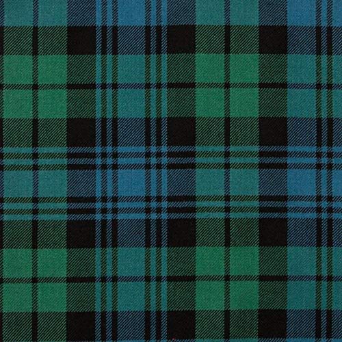 Tissu Black Watch Ancient Tartan 13 oz au mètre pour kilt et vestes