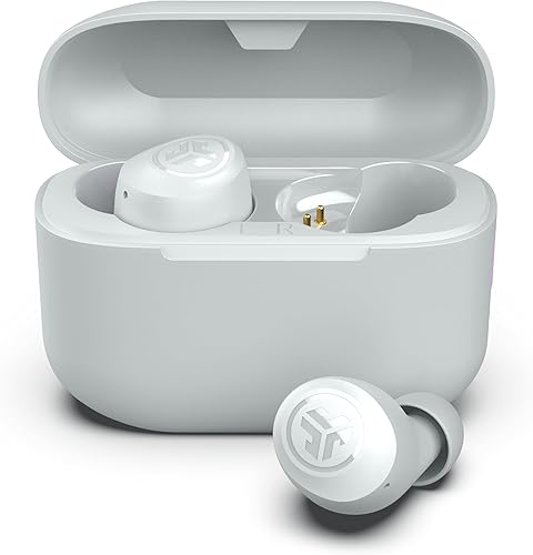 JLab Go Air Pop+ Auriculares inalámbricos verdaderos, auriculares intraurales, auriculares Bluetooth, auriculares de reproducción de 35 horas,